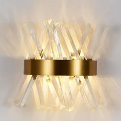 G9 E14 Crystal Modern Wall Lamp 6000K 3000K Gold Crystal Wall Sconce