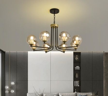 Smoked Glass Pendant Lamps Modern Pendant Light 3000K To 6000K