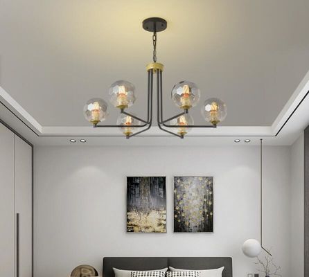 Smoked Glass Pendant Lamps Modern Pendant Light 3000K To 6000K