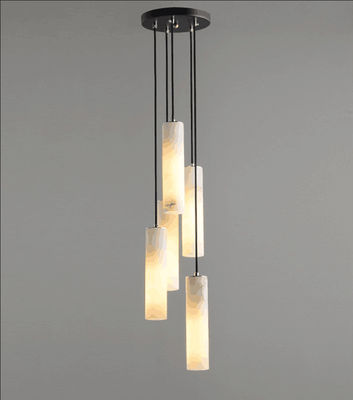 AC265V Contemporary Kitchen Modern Decorative Lamps Natural Marble Alabaster Ceiling Lamp