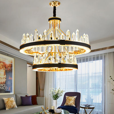 500*350mm Interior Pendant Chandelier Lights 6500K To 6500K Hanging Crystal Ceiling Lights