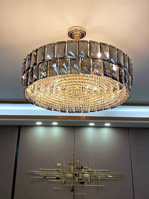 Shine Bright K9 Smoked Crystal Chandelier Smoky Quartz Chandelier Tricolor