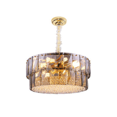 Shine Bright K9 Smoked Crystal Chandelier Smoky Quartz Chandelier Tricolor