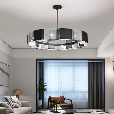 Black Sweep Silver Modern Decorative Lamps Hanging Light Fixtures Rustproof Anti Corrosion