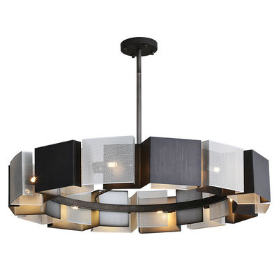 Black Sweep Silver Modern Decorative Lamps Hanging Light Fixtures Rustproof Anti Corrosion