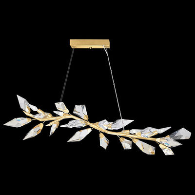 Art Deco Decorative Modern Crystal Chandelier Rhombus Shaped OEM