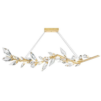 Art Deco Decorative Modern Crystal Chandelier Rhombus Shaped OEM
