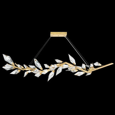 Art Deco Decorative Modern Crystal Chandelier Rhombus Shaped OEM