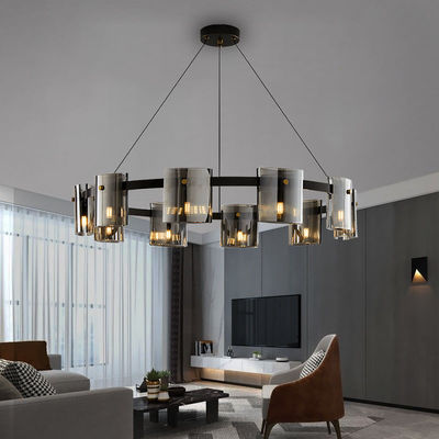 AC240V High Gloss Decorative Lamps Glass Modern Pendant Light ODM