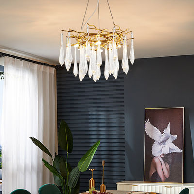 Water Droplet Chandelier High End Pendant Lights AC220V 5m2 -35m2