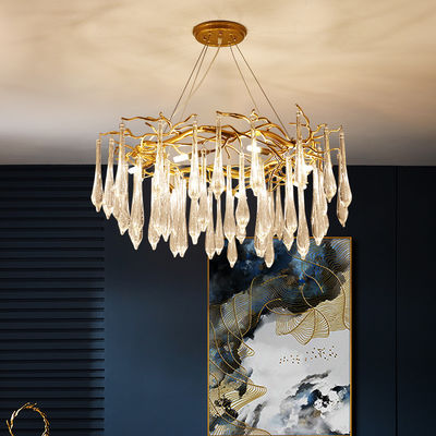 Water Droplet Chandelier High End Pendant Lights AC220V 5m2 -35m2