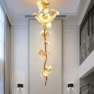 ODM High End Pendant Lights Personality Lotus Leaf Chandelier