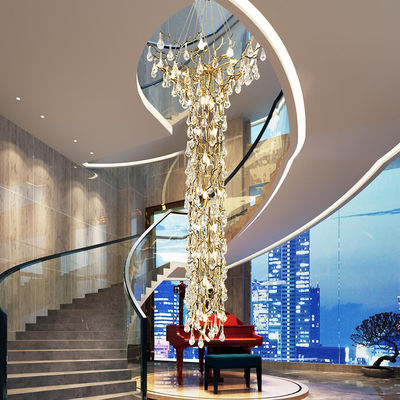 European Style G9 Customized Pendant Lamp Lights For Rotary Staircase