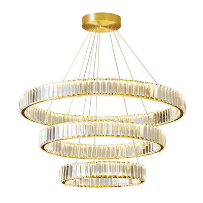 Dia120cm Geometric Round Modern Ring Pendant Light AC85V To 265V