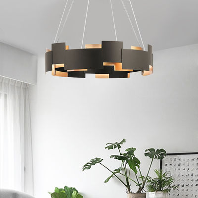 G9 Black Wrought Iron Pendant Light Rustproof Kitchen Hanging Lamps ODM