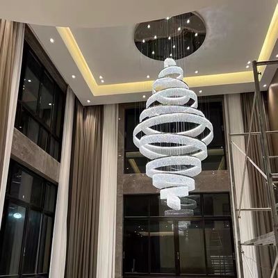 Custom Made Luxury Hotel Lobby Chandelier 240V