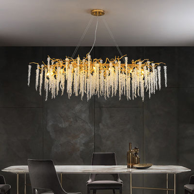 G9 Modern Lobby Chandelier Crystal Grand Hospitality Chandeliers Energy Saving