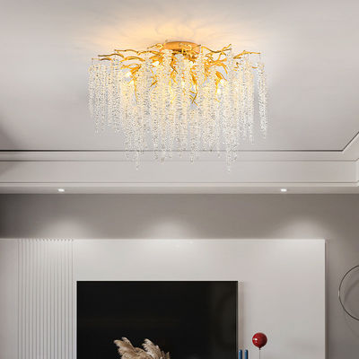 G9 Modern Lobby Chandelier Crystal Grand Hospitality Chandeliers Energy Saving