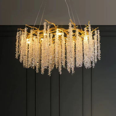 G9 Modern Lobby Chandelier Crystal Grand Hospitality Chandeliers Energy Saving