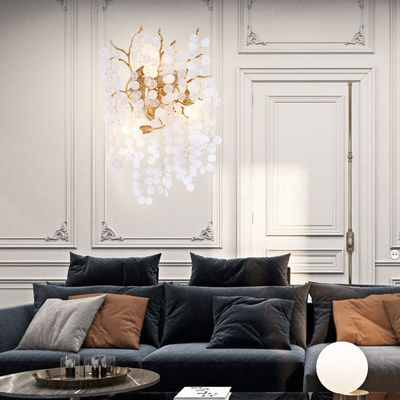 E14 Contemporary Glass Modern Wall Lamp For Hallway Bedroom 5m2 To 10m2