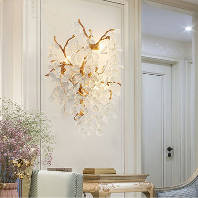 E14 Contemporary Glass Modern Wall Lamp For Hallway Bedroom 5m2 To 10m2