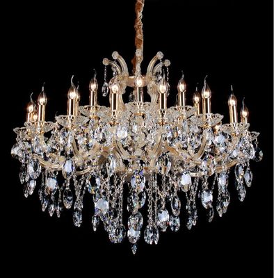 LED E14 Ceiling Crystal Candle Chandelier Lamp Waterproof Dirt Resistant
