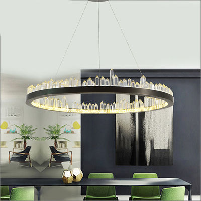 Metal Crystal Polished Pendant Chandelier Lights 110V / 220V
