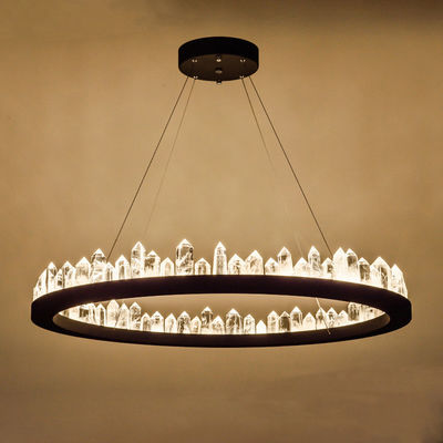 Metal Crystal Polished Pendant Chandelier Lights 110V / 220V
