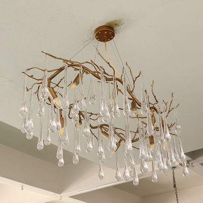 40W Luxury Crystal Ceiling Lights Hanging Mounted 110V - 240V