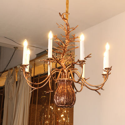 LED E14 Ceiling Crystal Candle Chandelier Lamp Waterproof Dirt Resistant