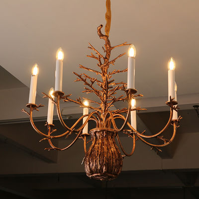 LED E14 Ceiling Crystal Candle Chandelier Lamp Waterproof Dirt Resistant