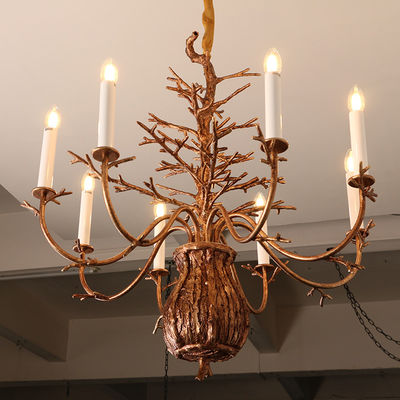 LED E14 Ceiling Crystal Candle Chandelier Lamp Waterproof Dirt Resistant