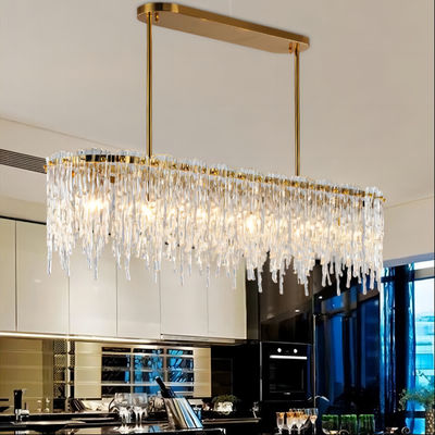 Luxurious Residence Luxury Pendant Lights Metal Glass OEM ODM