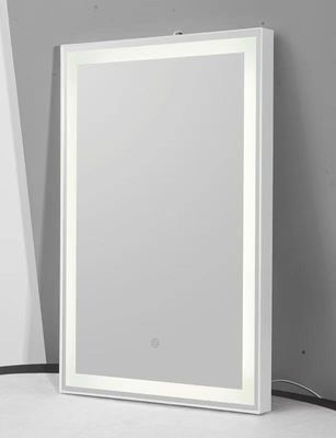 Square And Circle LED Bathroom Mirror Light ABS Plastic Frame