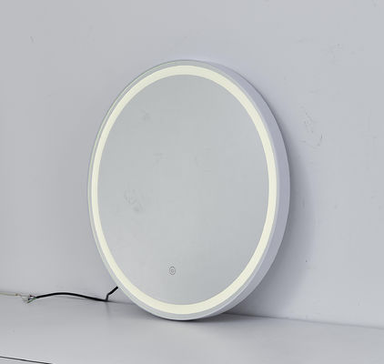 Square And Circle LED Bathroom Mirror Light ABS Plastic Frame