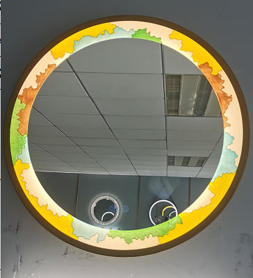 OEM ODM LED Bathroom Mirror Light Enamel Coloured LED Lighted Mirror