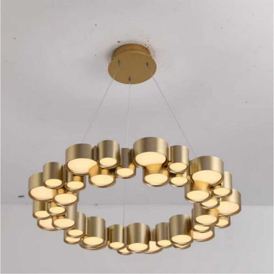 LED Acrylic Gold Resin Creative Chandelier Csutom Color 3000 - 6000K