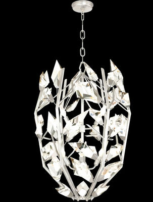 Creative Silver Modern Crystal Chandelier 3000K 4000K 6500K