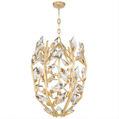 Creative Silver Modern Crystal Chandelier 3000K 4000K 6500K