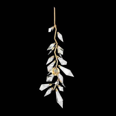 Faceted Crystal Leaf Chandelier Easy Maintenance