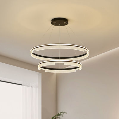 Polishing Metal Material LED Contemporary Round Chandelier 20 - 30m²