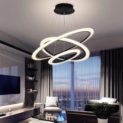 Luxury LED Acrylic Chandelier High End Modern Pendant Lights Energy Saving