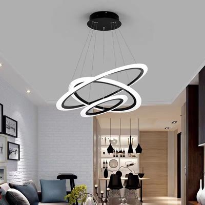 Luxury LED Acrylic Chandelier High End Modern Pendant Lights Energy Saving