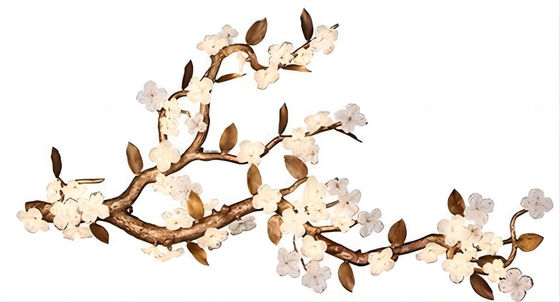 All Copper Light Luxury Flower Chandelier For Hotel Lobby Decorative
