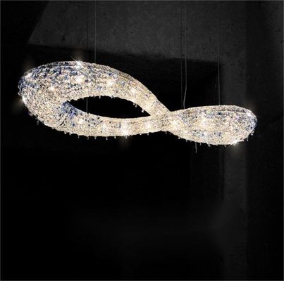 Art Light Luxury Crystal Chandelier For Living Room Restaurant Hotel Lobby