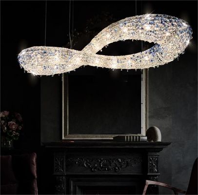Art Light Luxury Crystal Chandelier For Living Room Restaurant Hotel Lobby