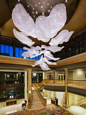 Creative Art Luxury Crystal Chandelier For Art Exhibition Hall Or Conference Hall