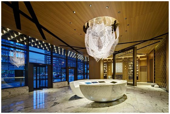Creative Art Luxury Custom Led Chandelier For Hotel