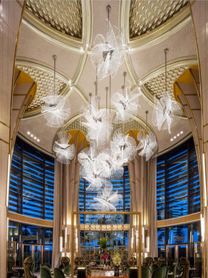 Creative Art Luxury Custom Led Chandelier For Hotel