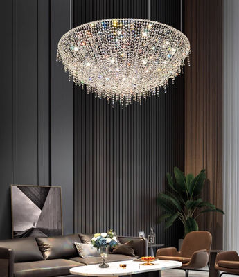 Egyptian Italian Style Light Luxury Crystal Chandelier Living Room High End Villa Hotel Restaurant Pengdant Light